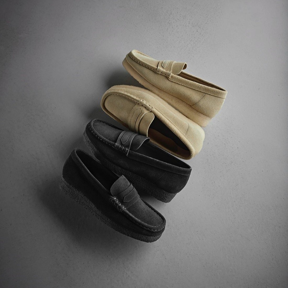 WallabeeLoafer / レディース ワラビーローファー （ブラックスエード