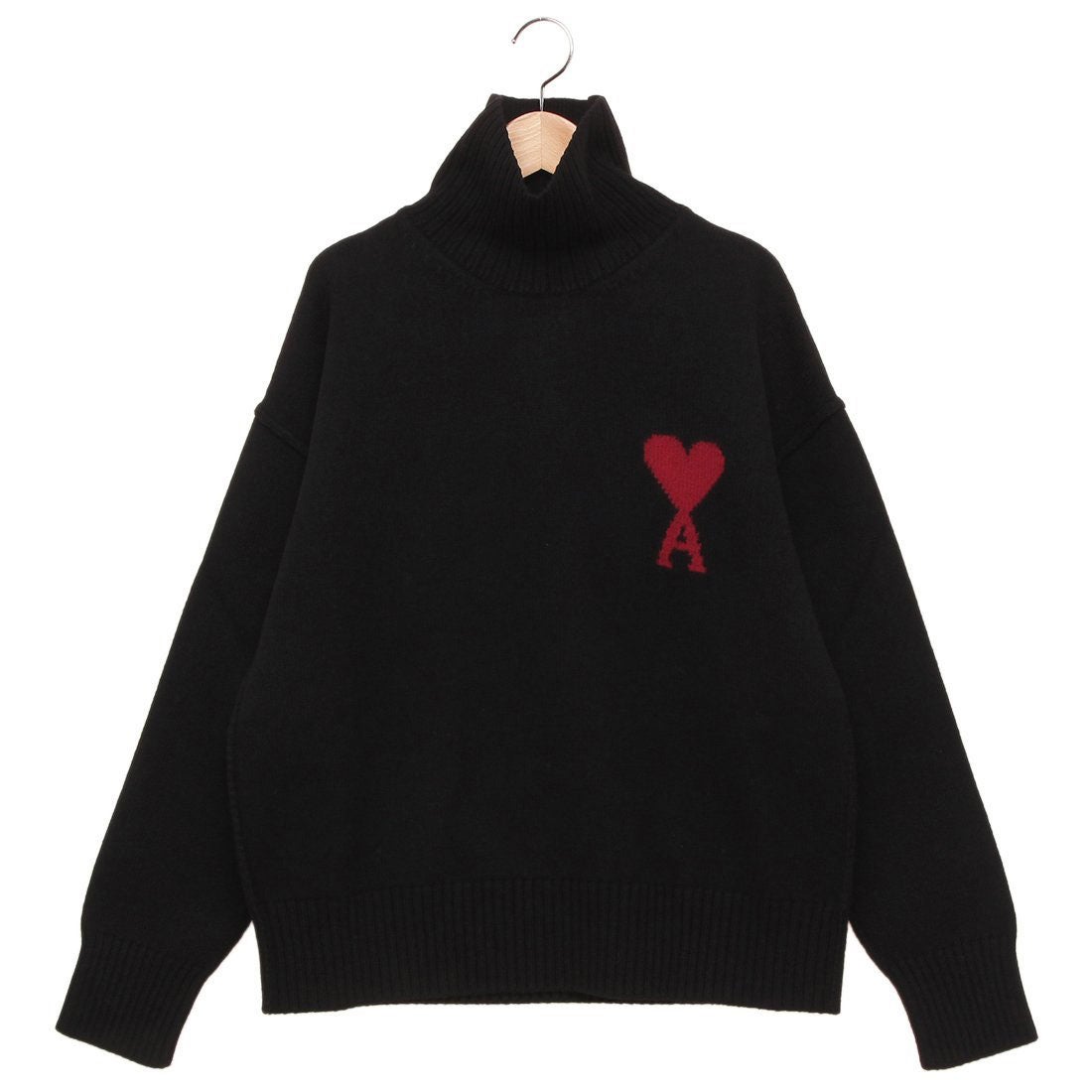 アミパリス Ami Paris ニット セーター タートルネック ブラック