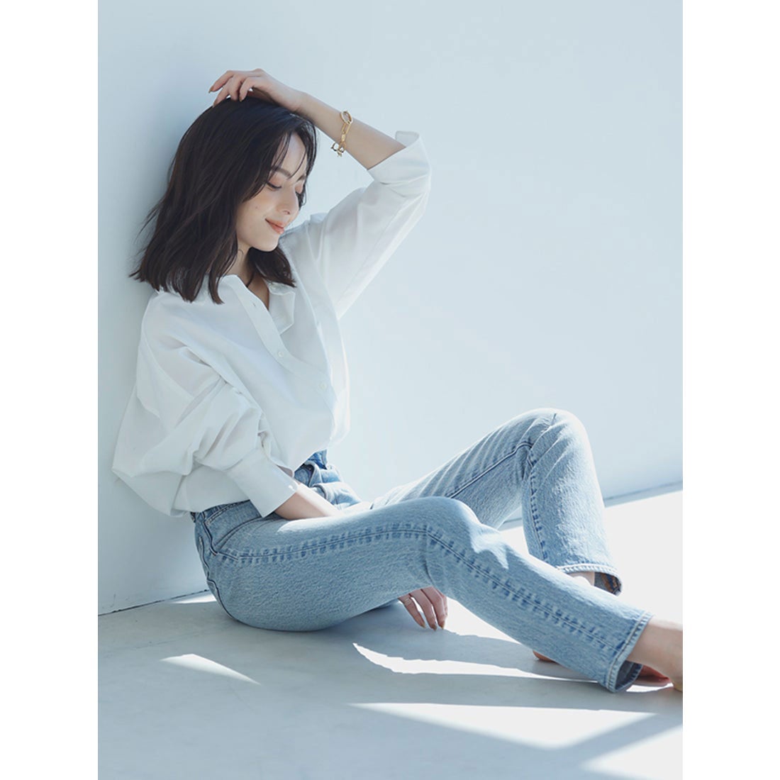 アニュアンス anuans 【25AW】スタンダードシャツ （SAX