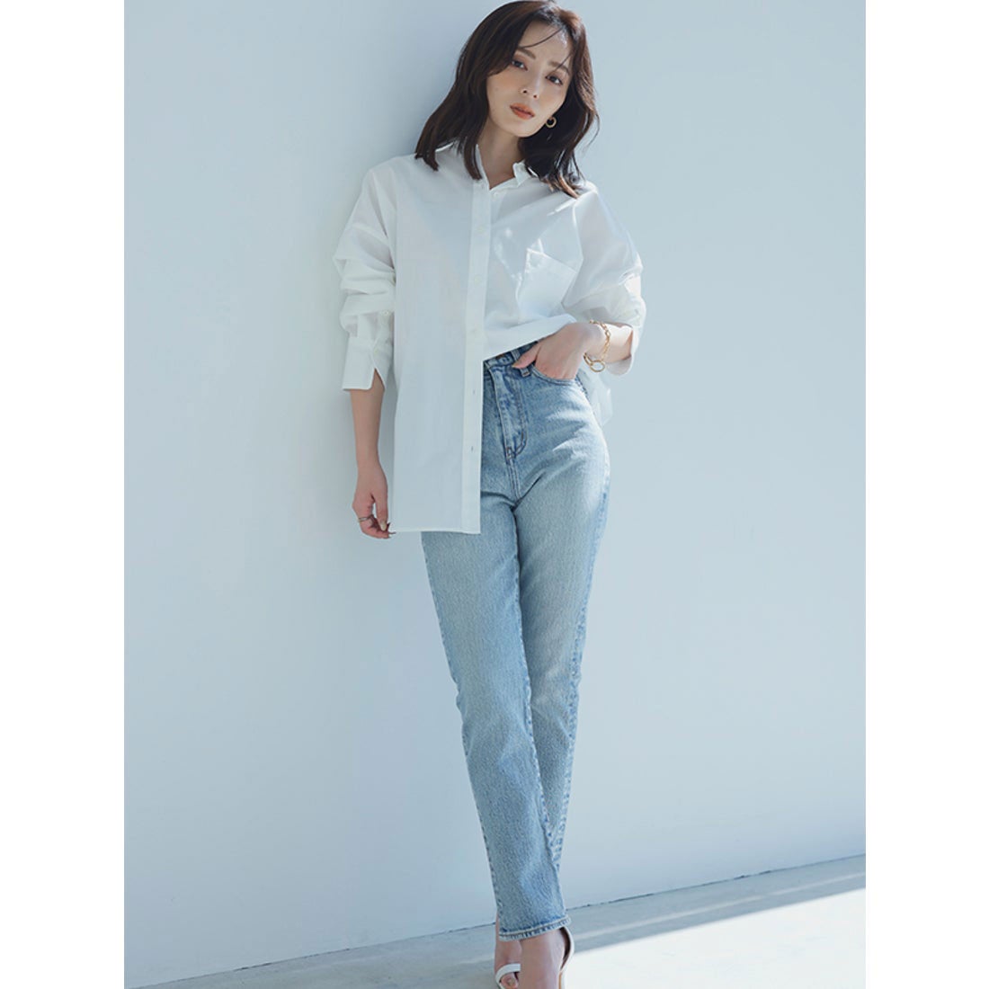 アニュアンス anuans 【25AW】スタンダードシャツ （SAX