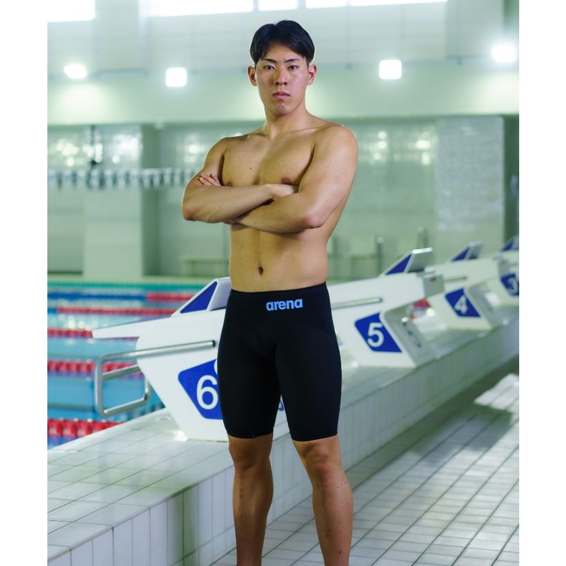 arena 【競泳水着｜アクアフォースストームMF】レーシングスパッツ