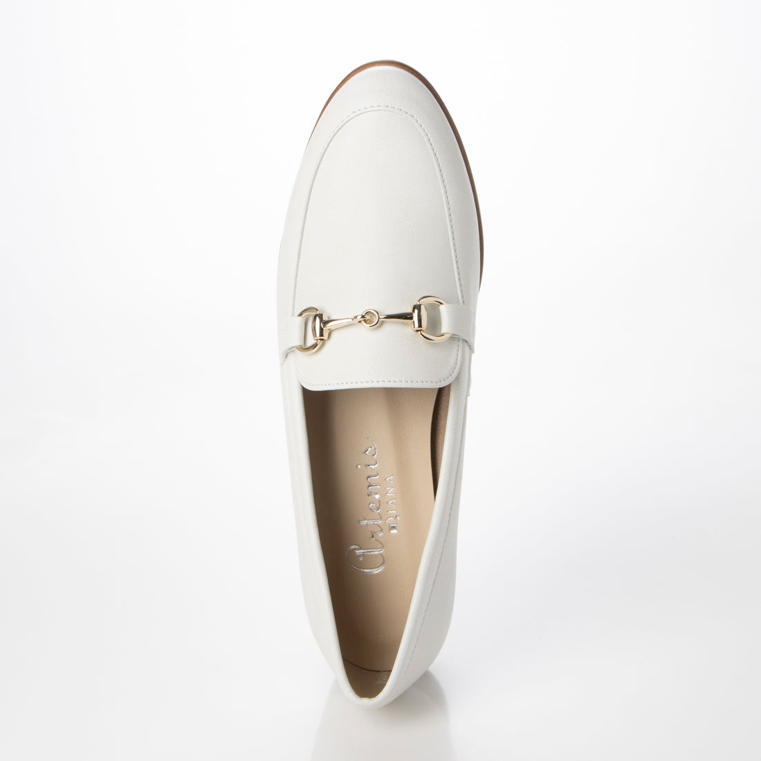 アルテミス バイ ダイアナ artemis by DIANA ビットローファー （白