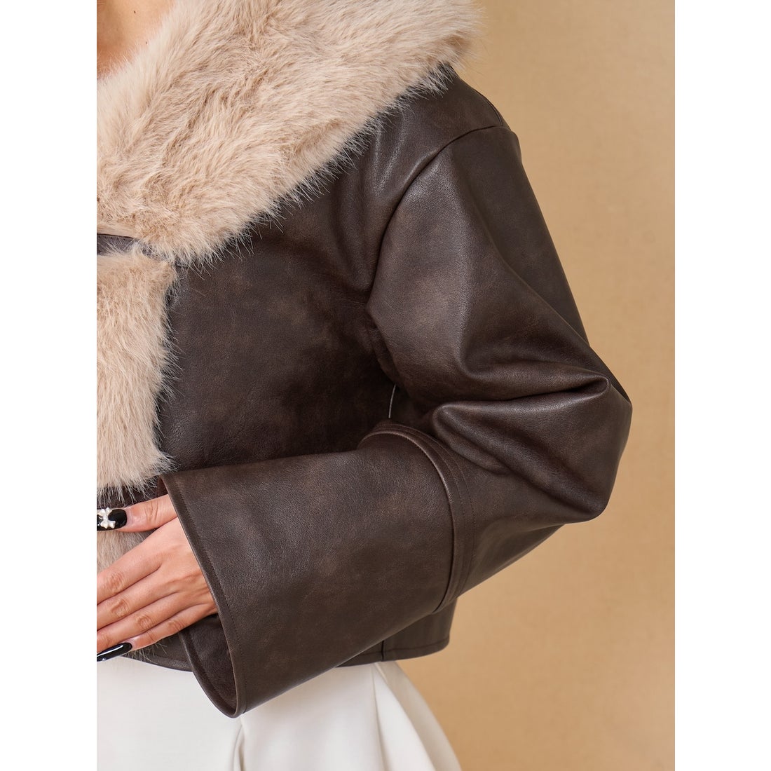 ダーリッチ Darich リボンベルトヴィンテージレザージャケット