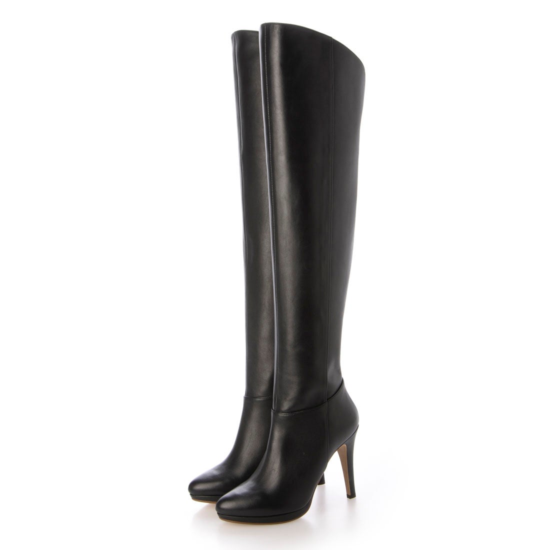 ダイアナ DIANA ニーハイブーツ （黒カーフ） - ファッション通販