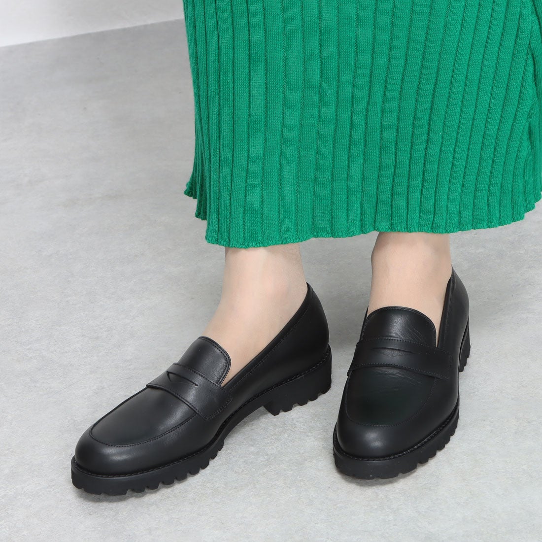 ファビオルスコーニ FABIO RUSCONI EVAタンクソールローファー