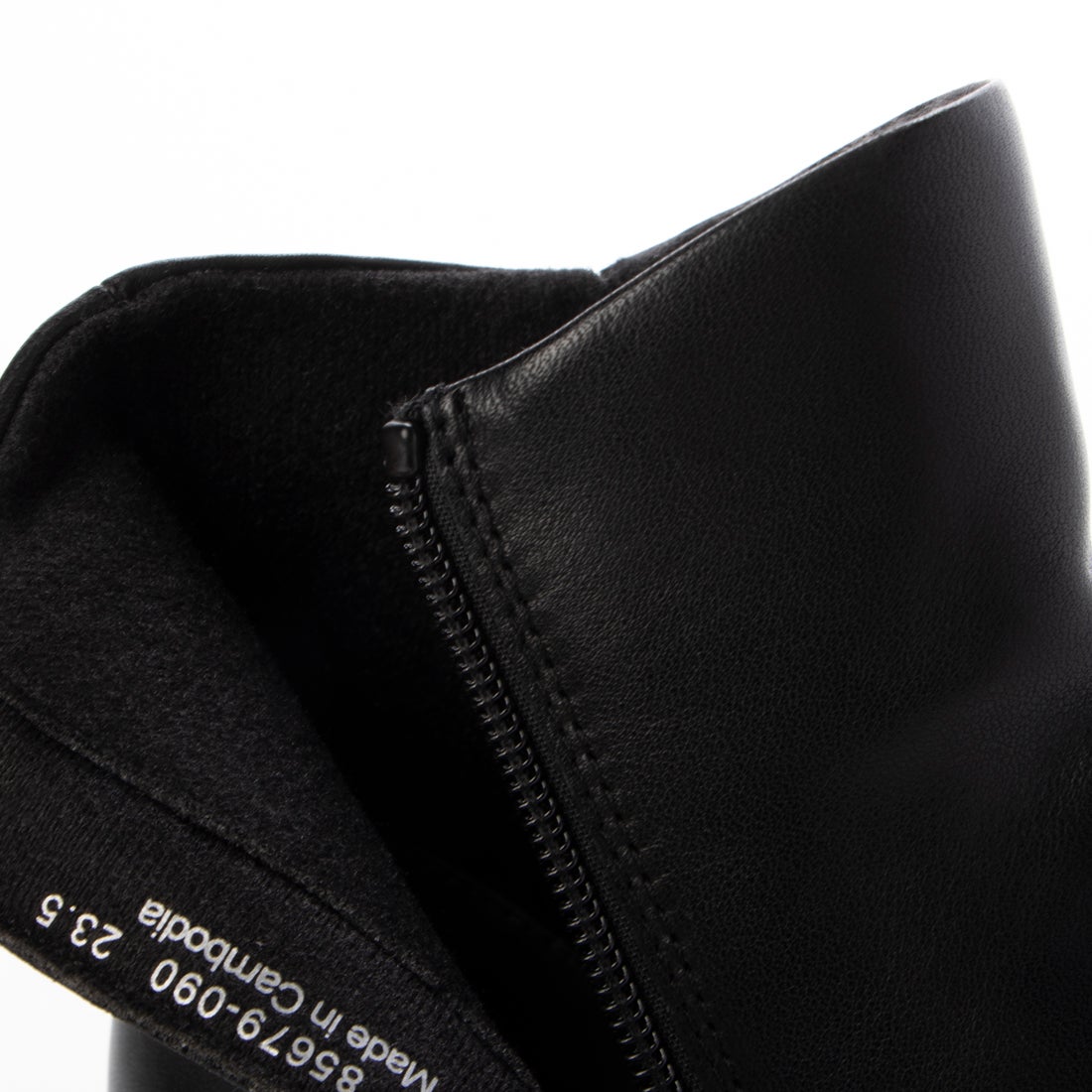 ソフトレザーミドルブーツ （ブラック） -fitfit(フィットフィット