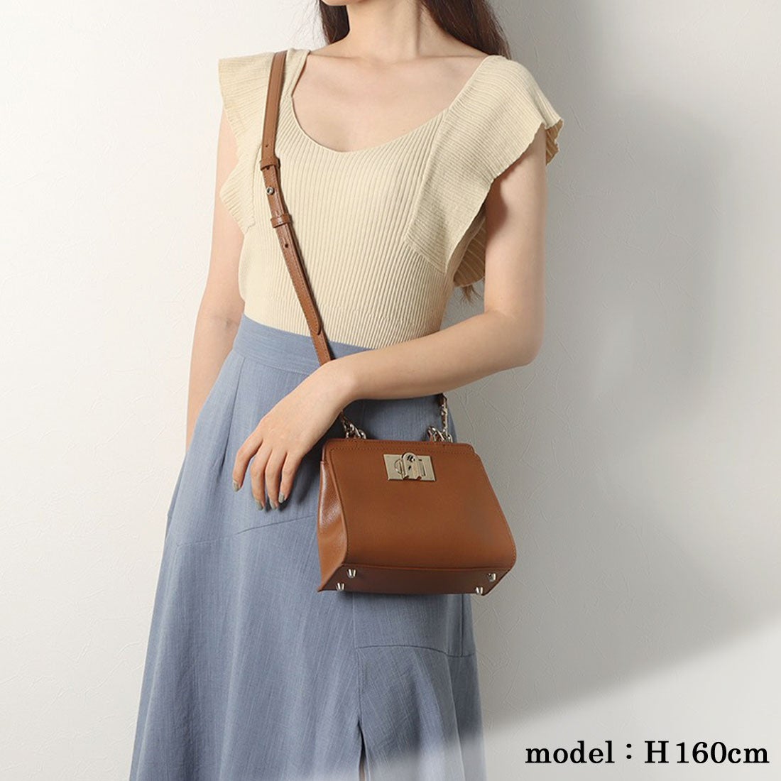 フルラ FURLA 2WAY FURLA 1927 Top Handle Mini （COGNAC h