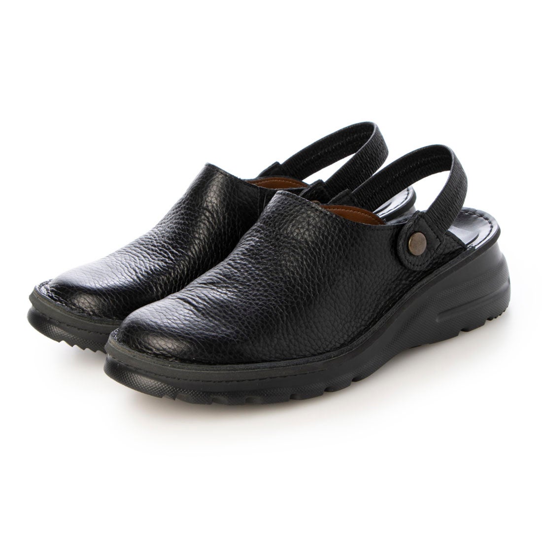 ジェイエス ハートレーベル JS Heartlavel 本革 2WAY クロッグサンダル