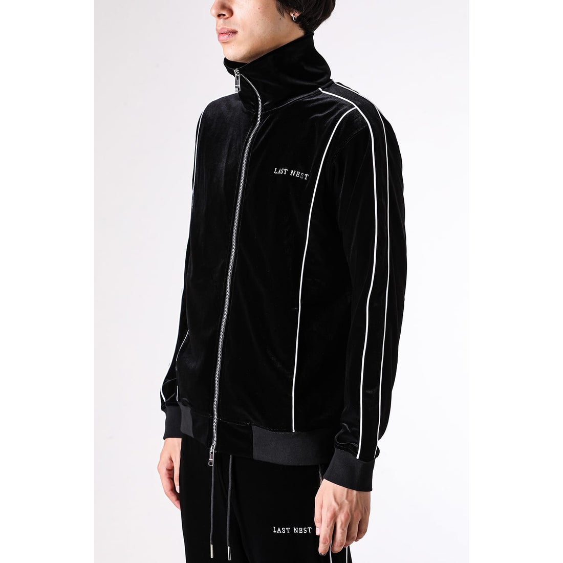 ラストネスト LAST NEST Velour Track Jacket V2 （Black