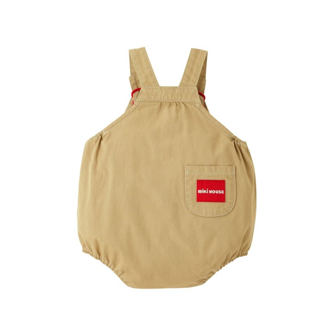ミキハウス MIKI HOUSE 【ミキハウス】 ロンパース （ベージュ