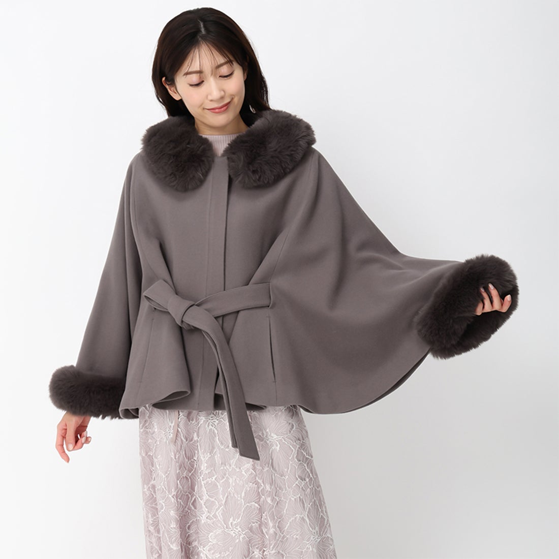 ミッシュマッシュ MISCH MASCH □2024秋冬新作□ポンチョコート