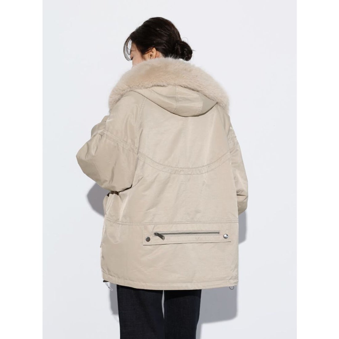 スコットクラブ SCOTCLUB ファーフーディモッズアウター （ライト