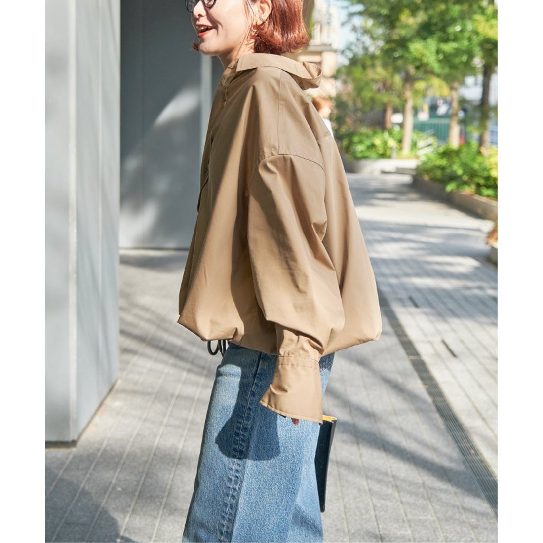 スピック＆スパン Spick & Span 《追加》CO/PEヘムギャザーシャツ