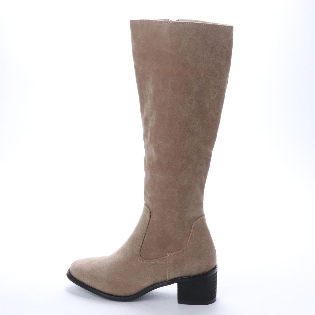 スタイルブロック STYLEBLOCK スエードロングブーツ （ベージュ