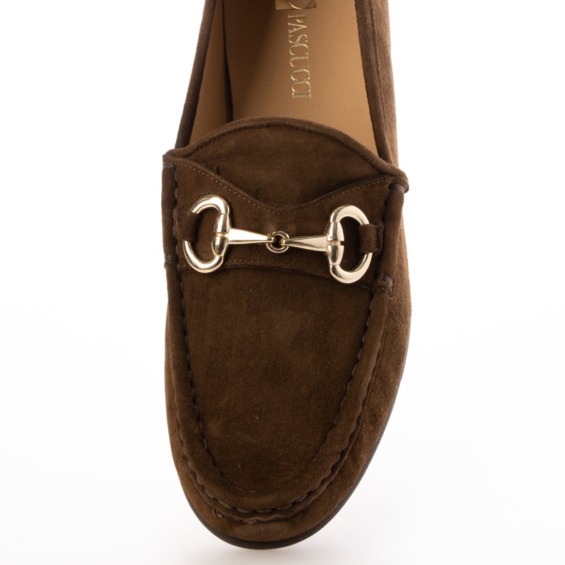 パスクッチ PASCUCCI スエードクラッシックローファー （ダーク