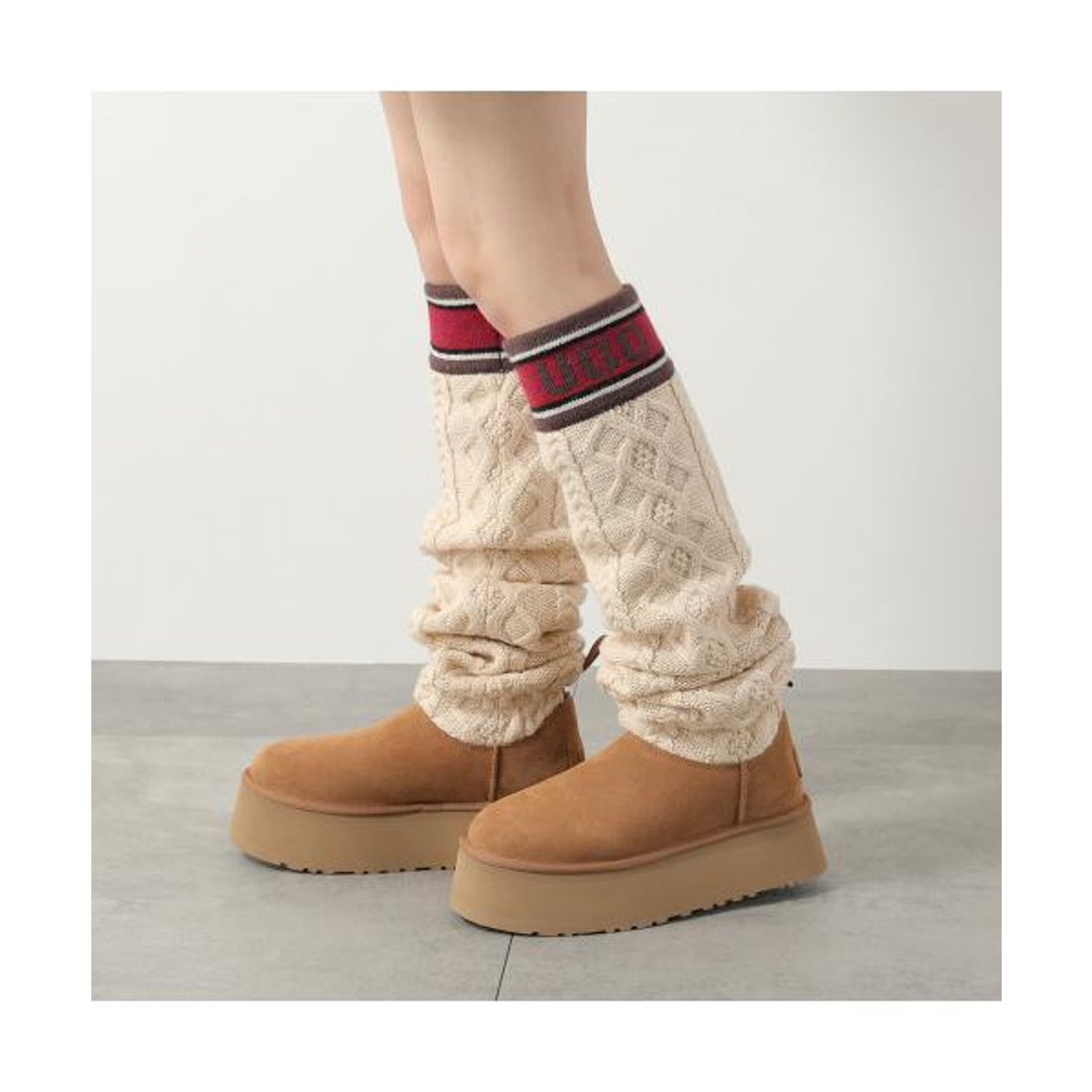 アグ UGG UGG ロングブーツ W CLASSIC SWEATER LETTER TALL 1144044