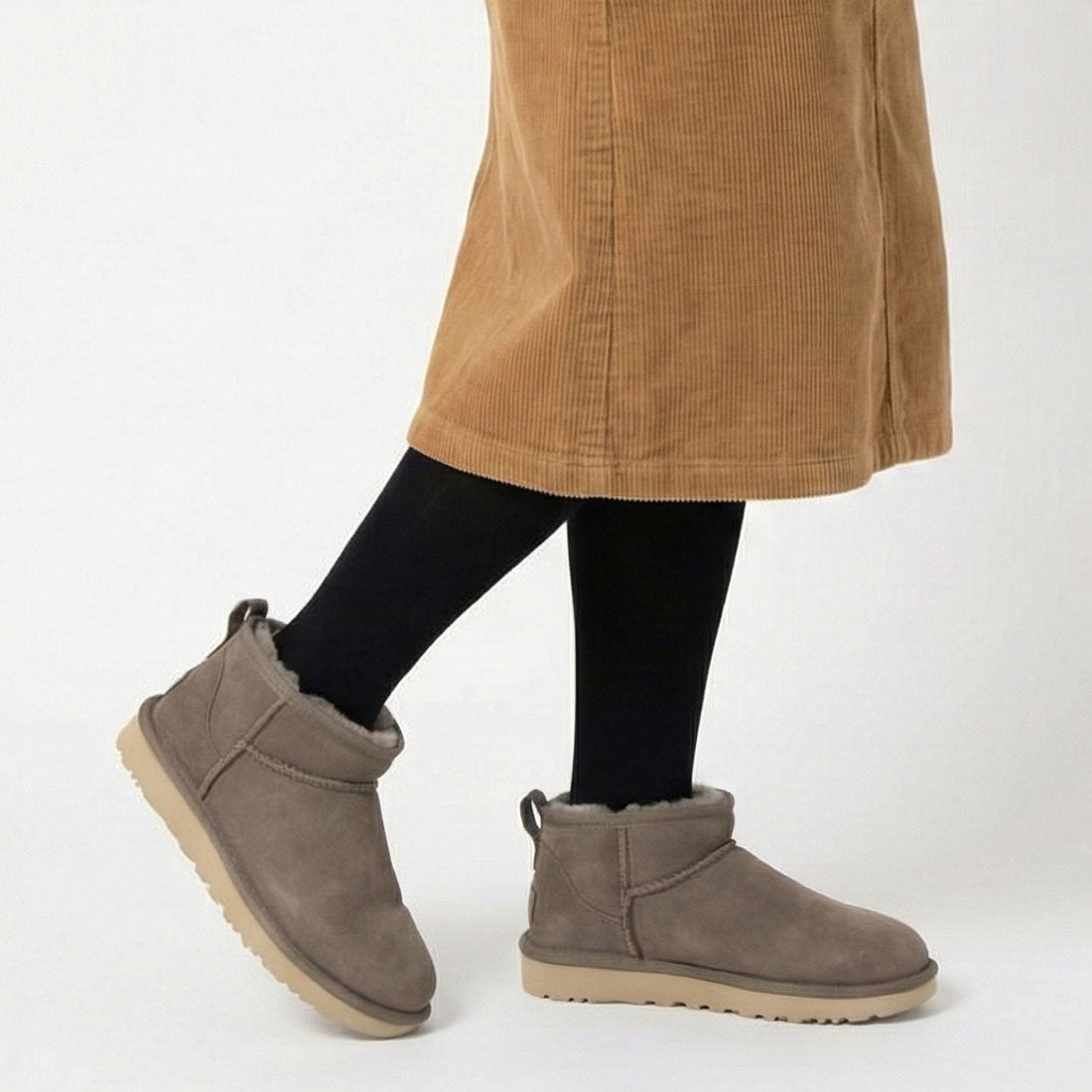 アグ UGG クラシック ウルトラ ミニ ブーツ （グレー） -ファッション