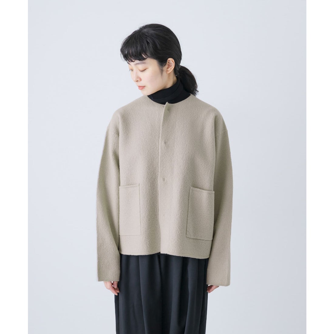 カグレ かぐれ 圧縮ウールショートジャケット （グレー系その他