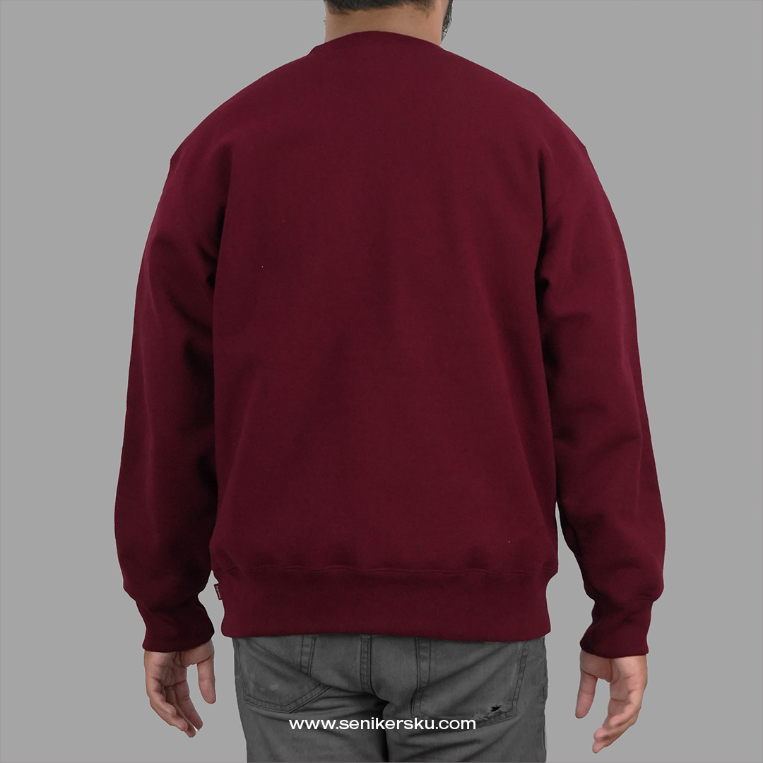 Supreme Box Logo Crewneck Cardinal | Senikersku