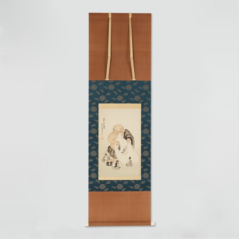 掛け軸 絹本 七福神 – SENSE of 京表具