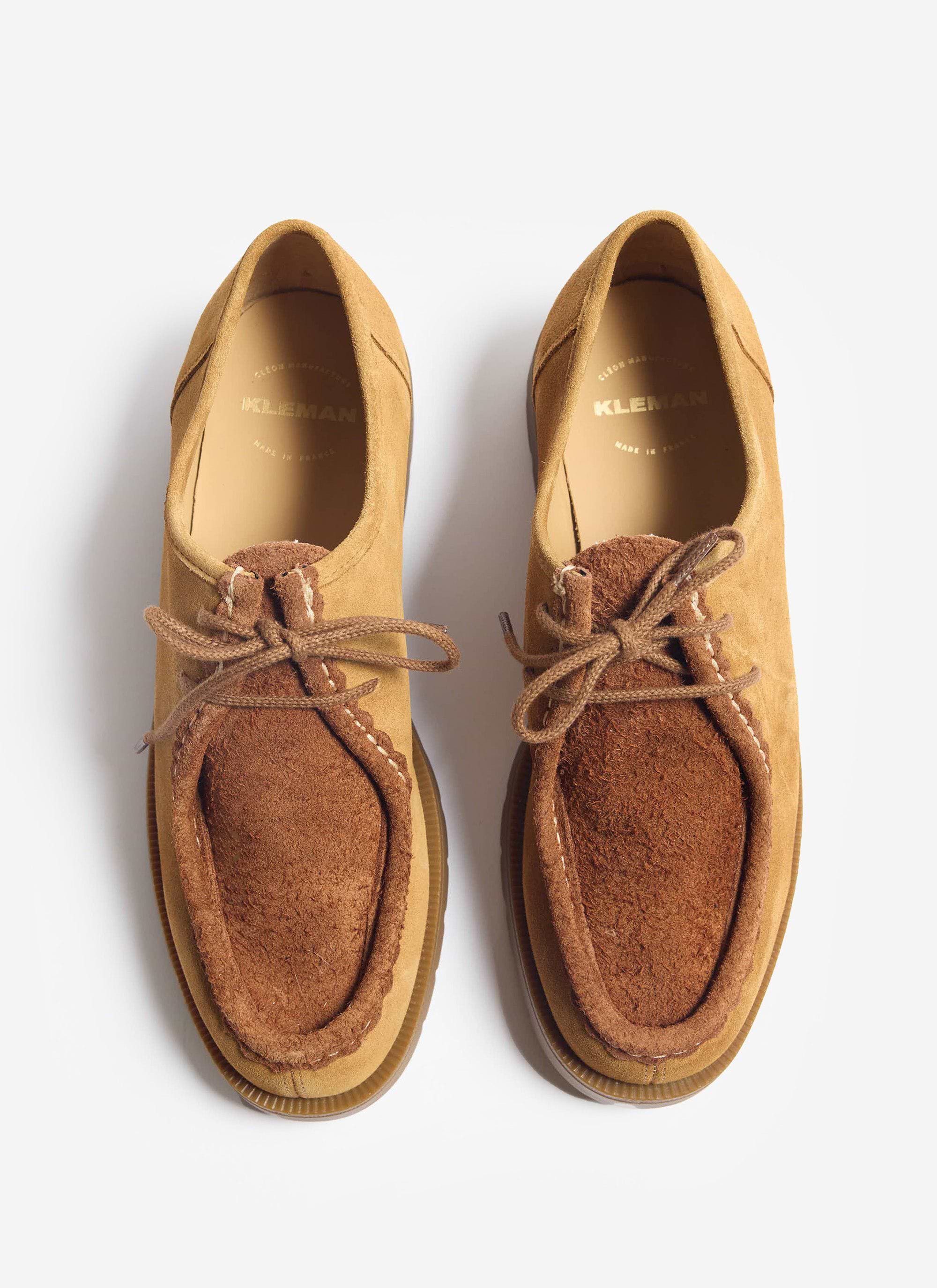 Men's Kleman Padror Shoe | Lug Sole Derby | Marron | Percival Menswear