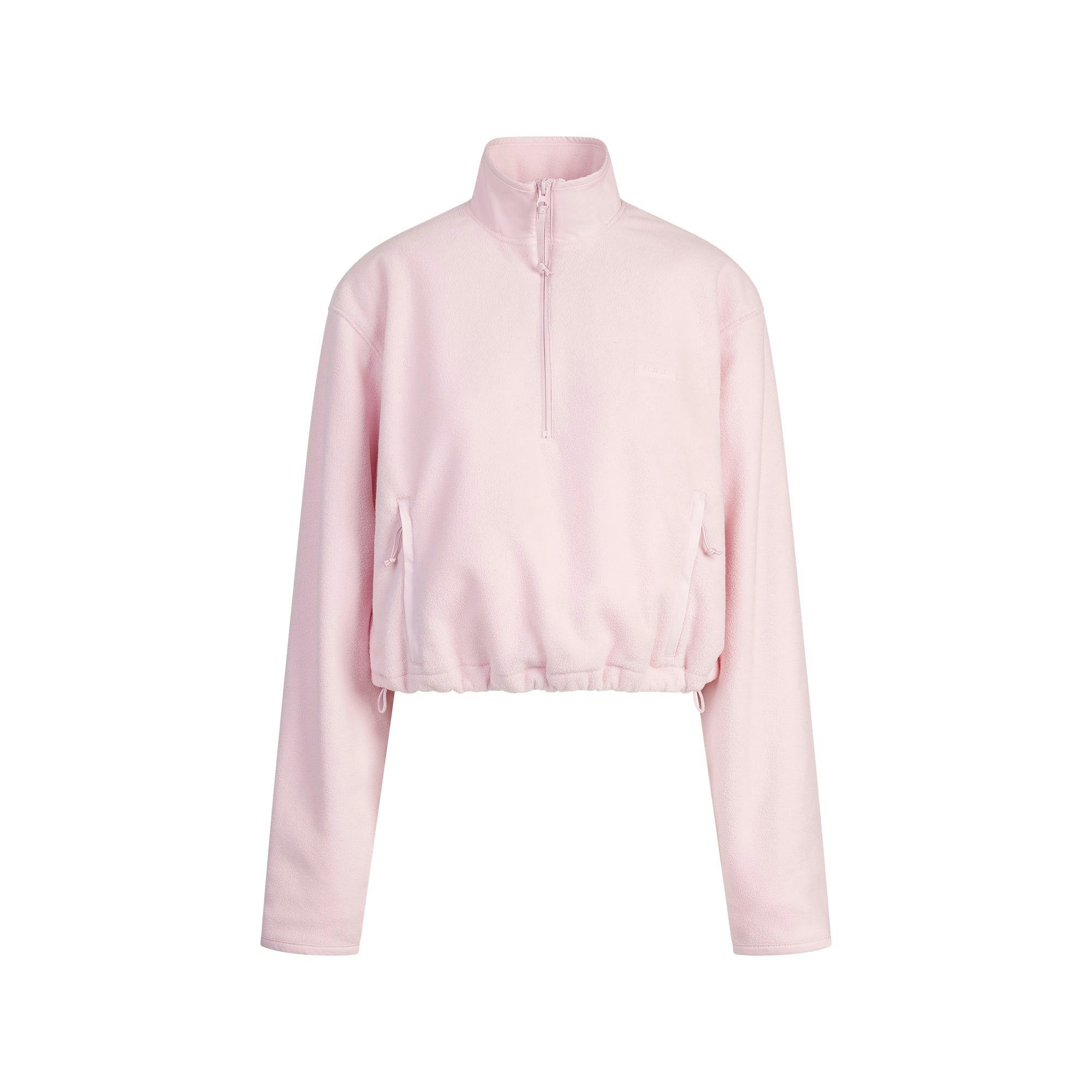 OUTDOOR FLEECE HALF ZIP PULLOVER | CHERRY BLOSSOM | SKIMS
