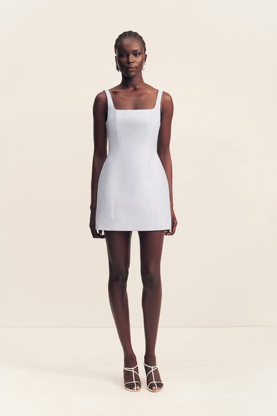 Otis Square Neck Mini Dress | Sky | Dresses | Shona Joy – Shona Joy US