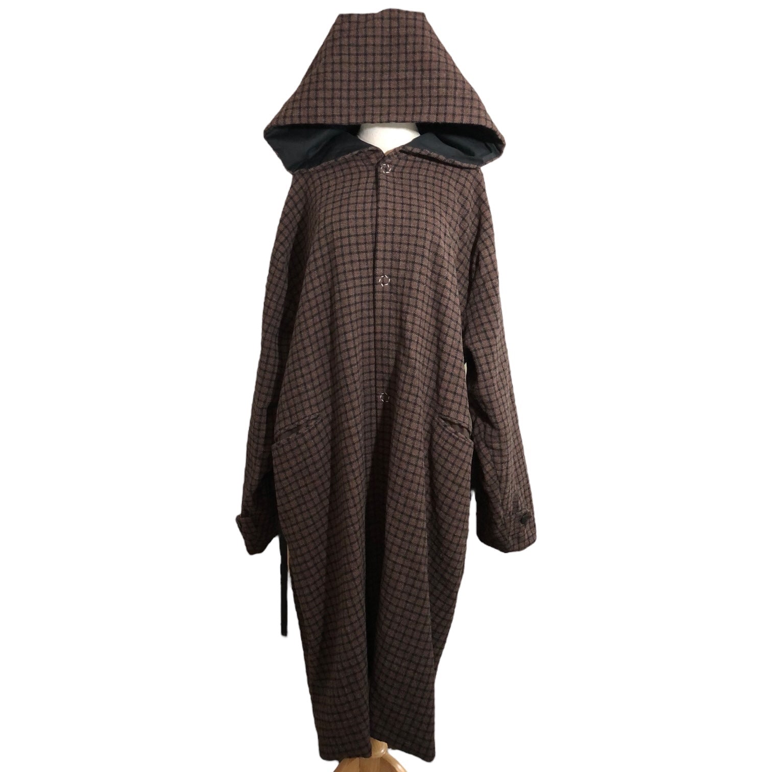 SUNSEA(サンシー) 17AW W-face check jedi coat ダブルフェイス