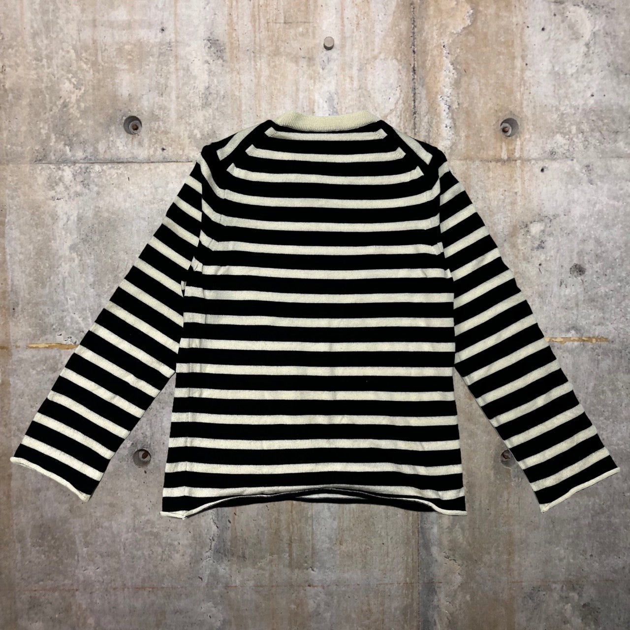 COMME des GARCONS(コムデギャルソン) ペンキ加工ボーダーニットプル