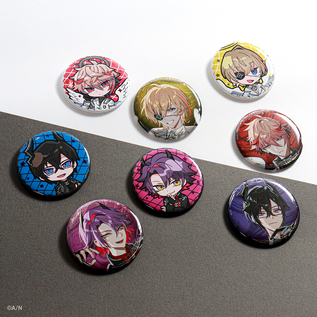 VOLTACTION Angel×Devil】ランダム箔押し缶バッジ｜にじさんじ