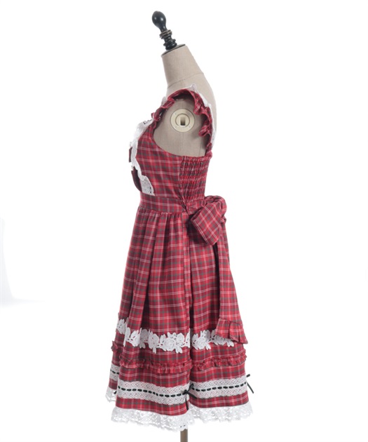 タータンチェックジャンパースカート | Chalmiere | axes femme onlineshop