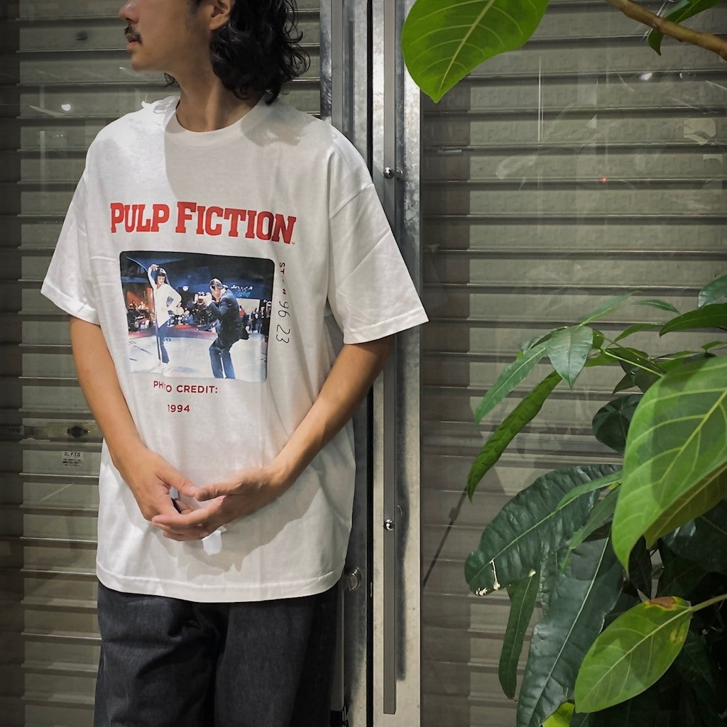 PULP FICTION | CREW NECK T-SHIRT ( TYPE-4 ) #WHITE [PF-WM-TEE06]_