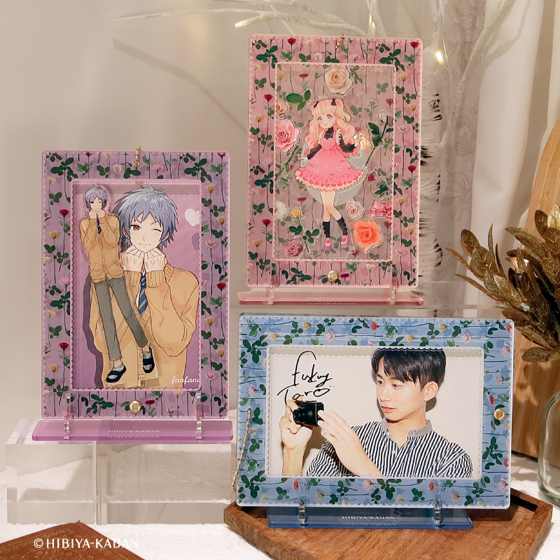 fanfancy+×日比谷花壇 ロマンティックローズ アクリルフレーム