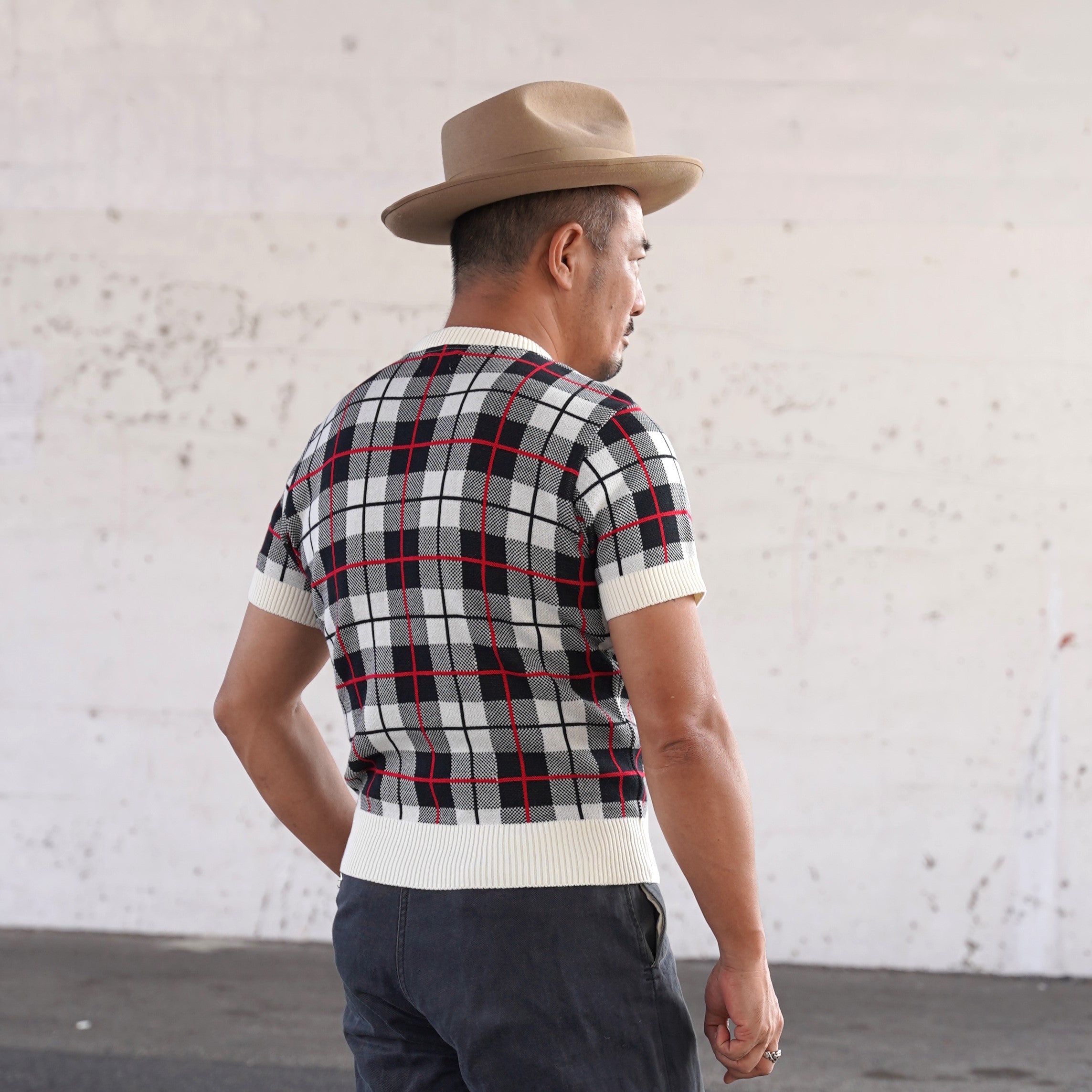 1940s Summer Knit / Check Pattern｜商品ページ – The GROOVIN HIGH