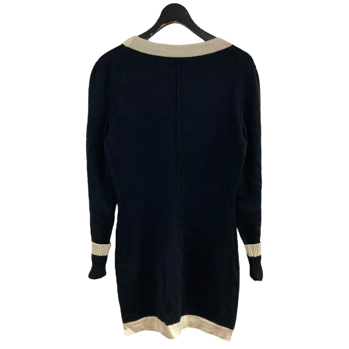 CHANEL(シャネル) ニットワンピース ブラック サイズ 38｜【公式