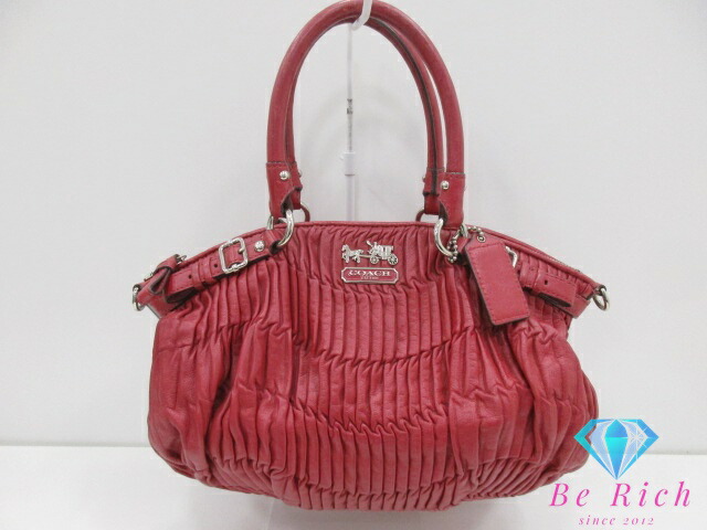 楽天市場】【バッグ】COACH コーチ マディソン ギャザード ツイスト