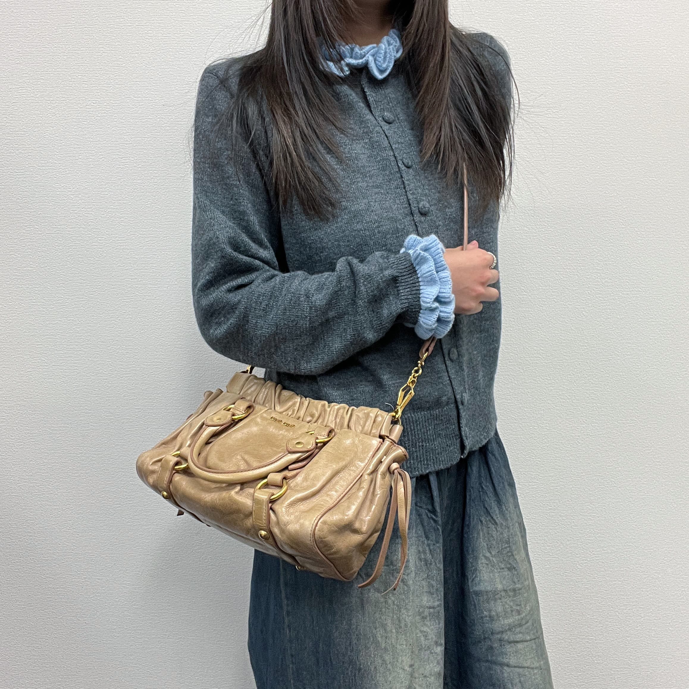 楽天市場】【中古】 miumiu ミュウミュウ ブランドバッグ 未使用 中古