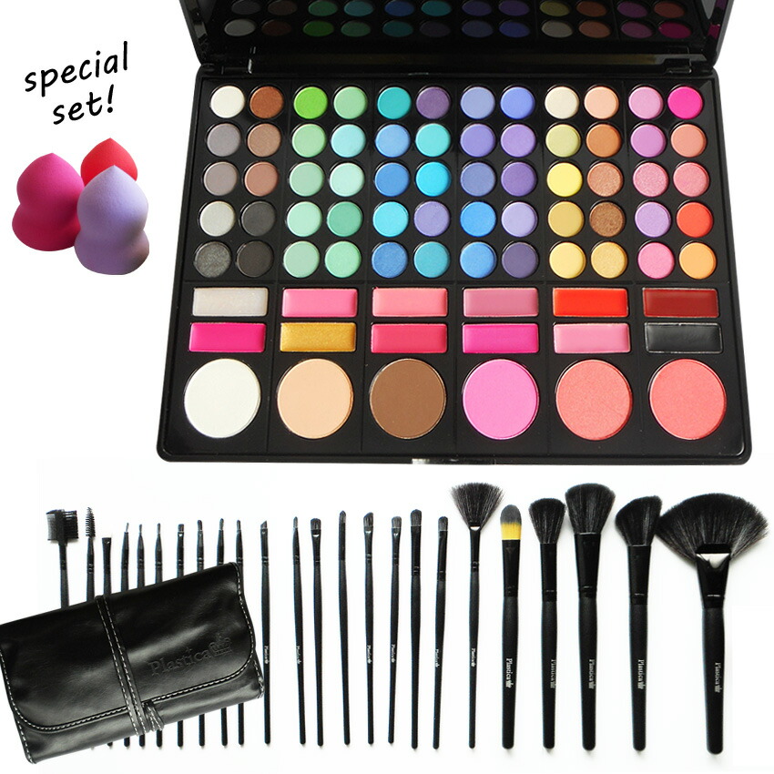 楽天市場】送料無料 メイクパレットセット プロ用 スターター S78色