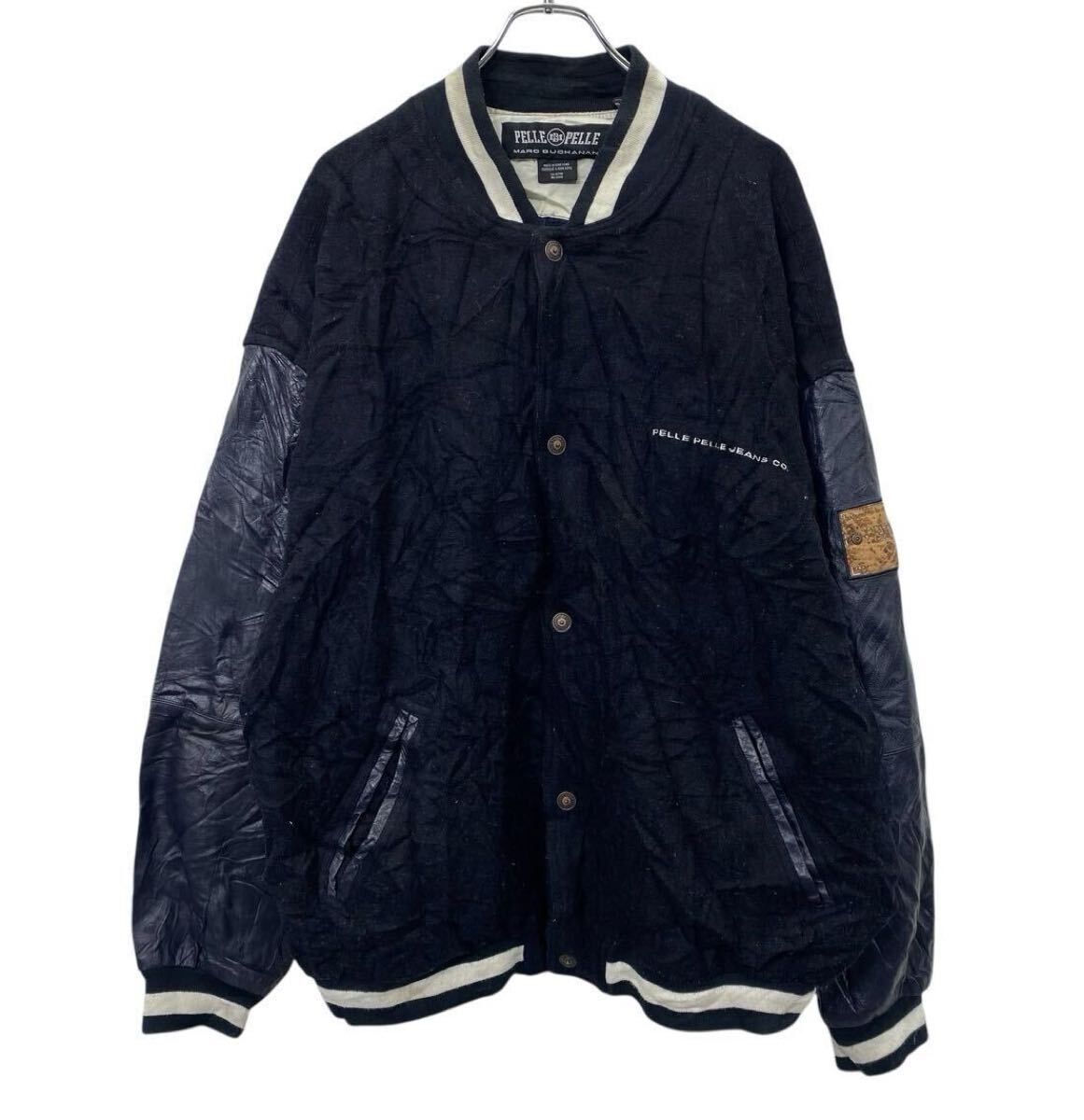 楽天市場】PELLE PELLE ペレペレ オールレザースタジャン ジップアップ