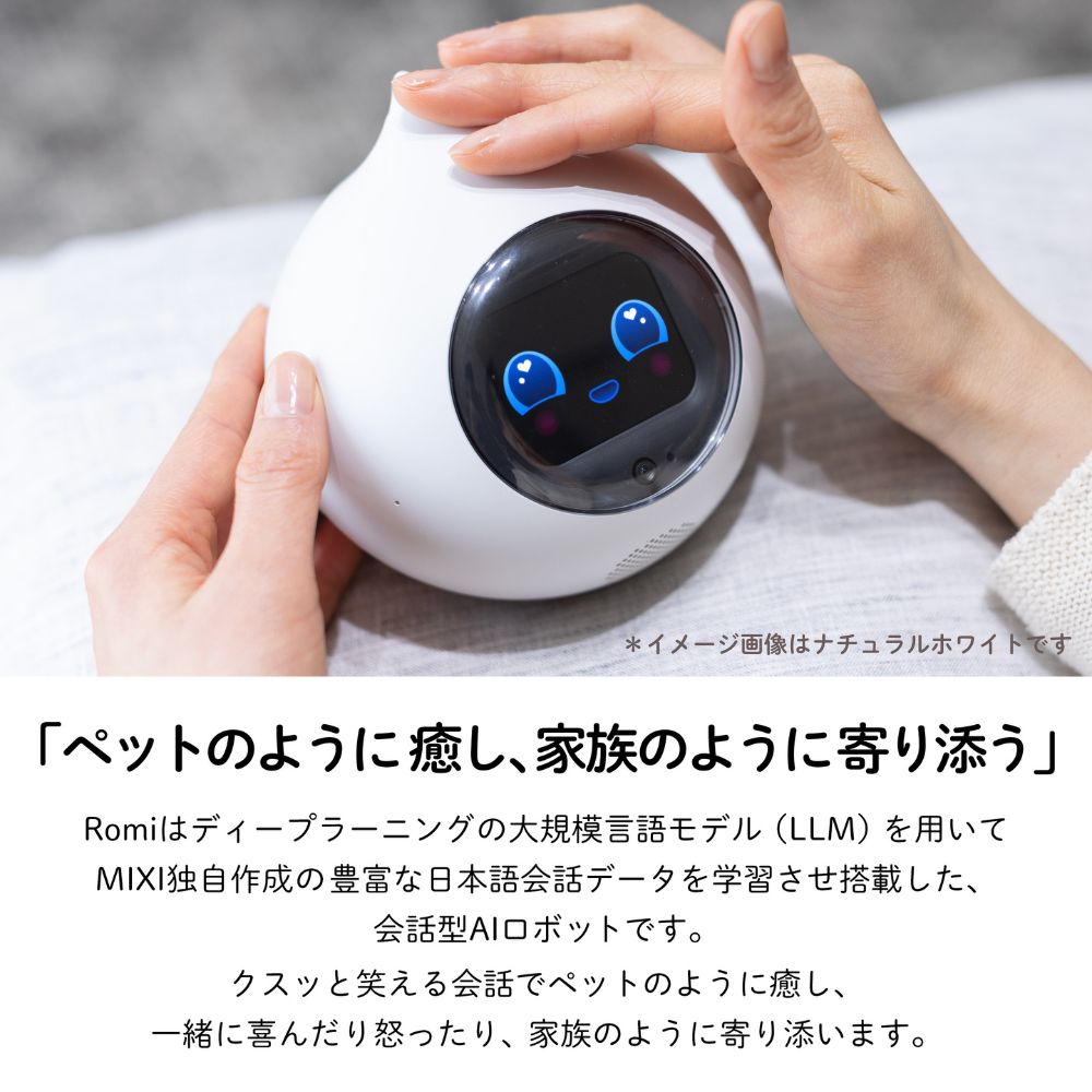 AI搭載おしゃべりロボット romi ロミィ Romi ロミィ AI搭載おしゃべり