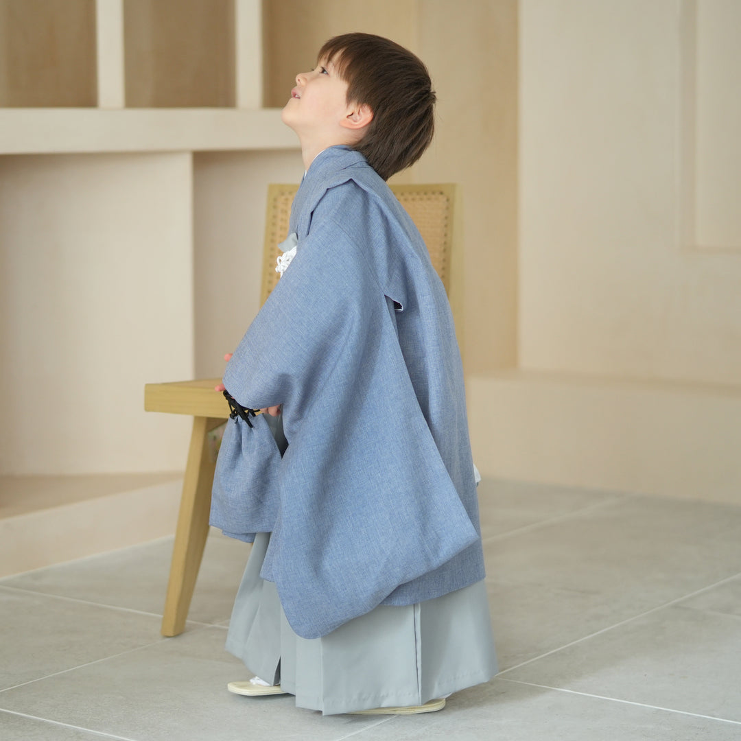 レンタル】七五三 5歳 着物 男の子 かぷり 袴セット 子供 kids 羽織 袴