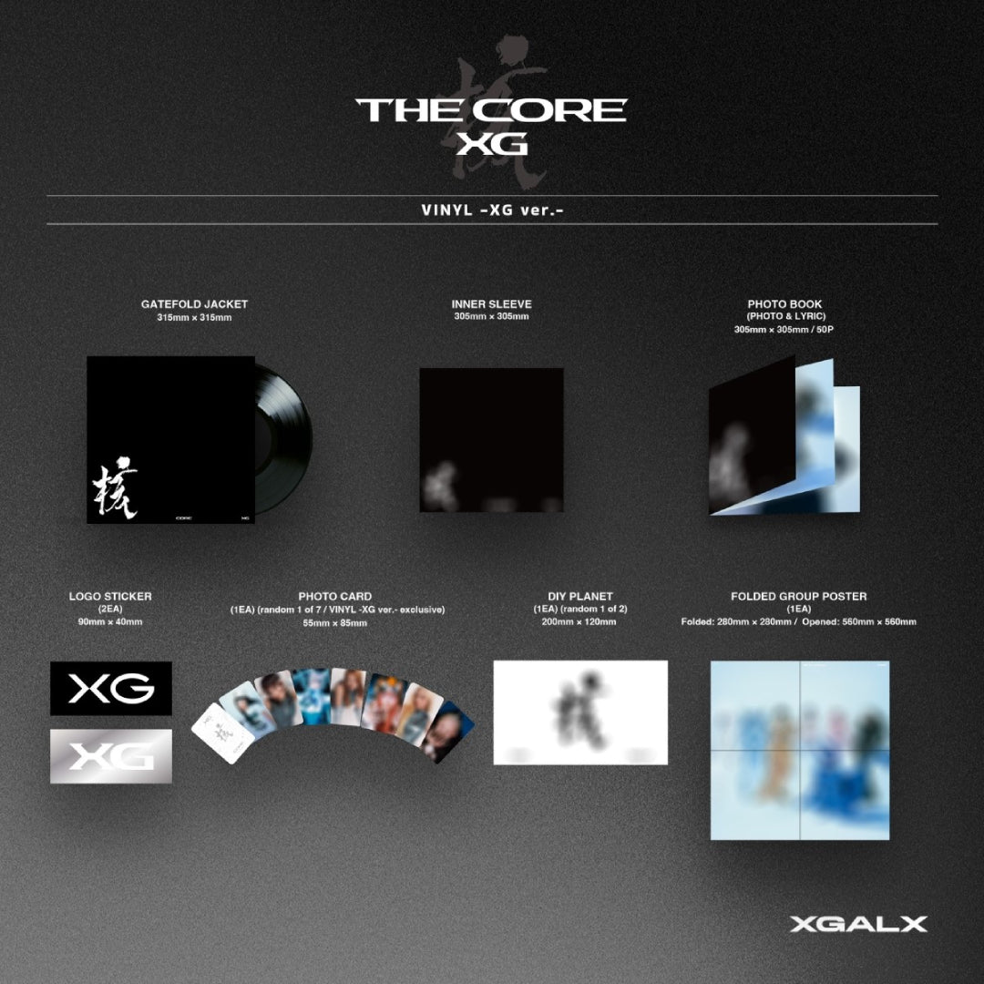 VINYL -XG ver.-】THE CORE -核(VINYL) – XGALX OFFICIAL SHOP
