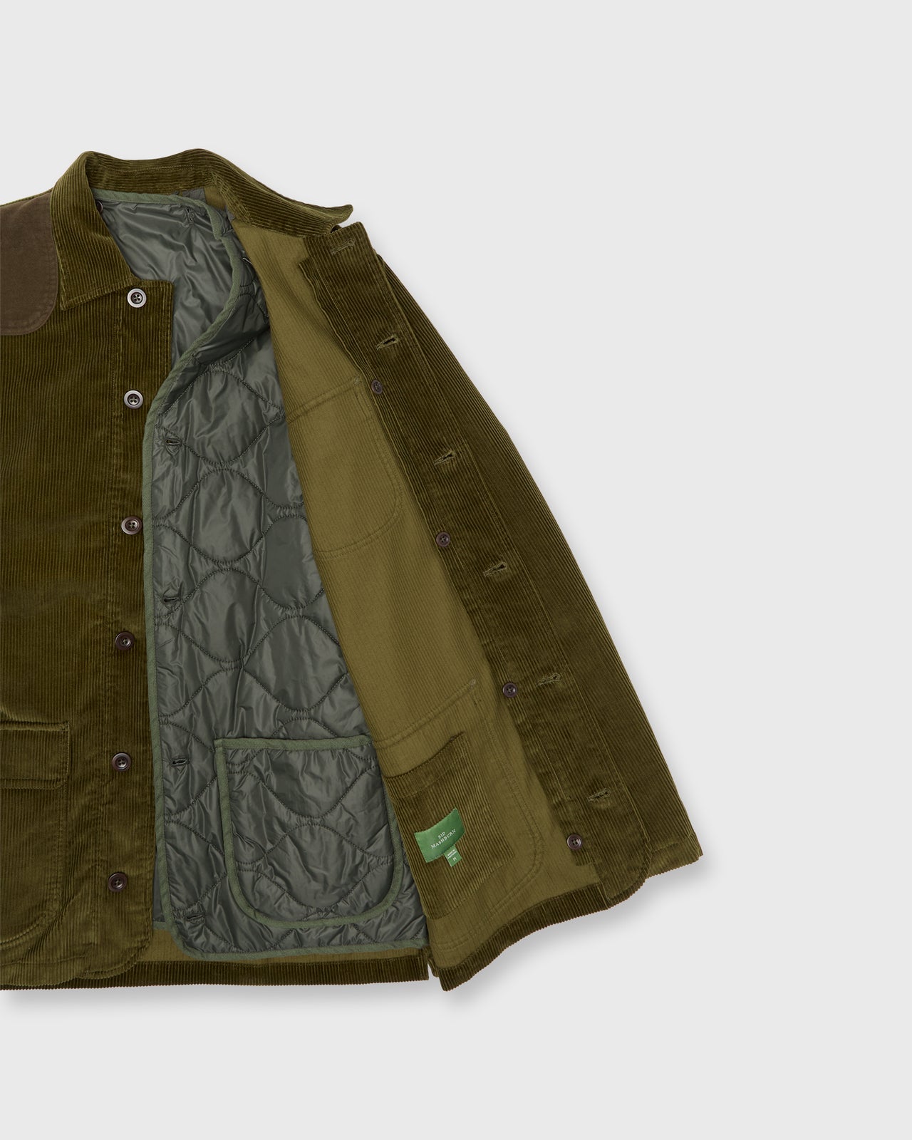 Hunting Jacket in Dark Olive Corduroy | Shop Sid Mashburn
