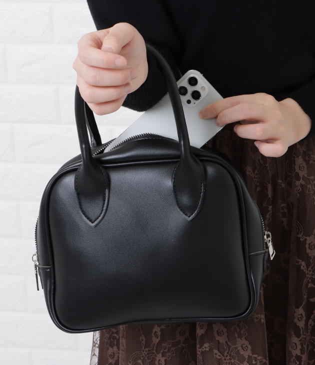 Lace Ladies（レースレディース） スクエア型 2way ミニボストンバッグ