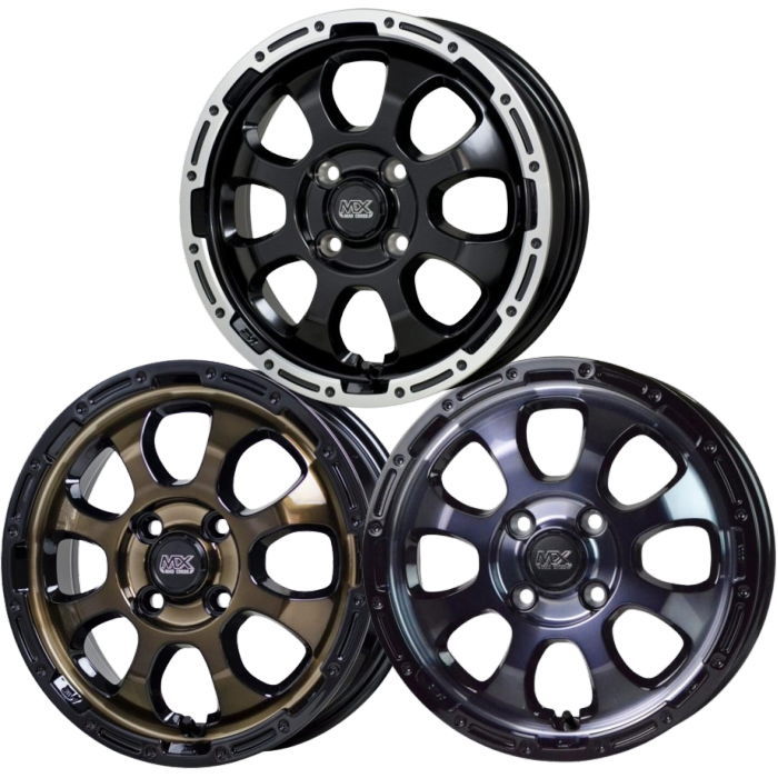 HOT STUFF（ホットスタッフ） 15インチ 4穴 100 4.5J マッドクロス