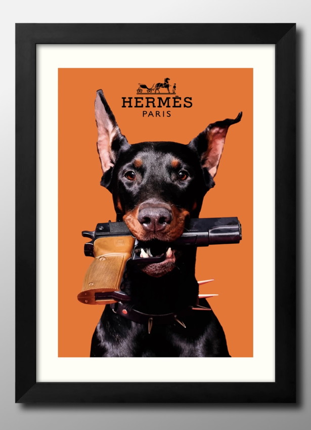 ポスター 12886エルメス オマージュ 絵画 インテリア A3サイズ アート