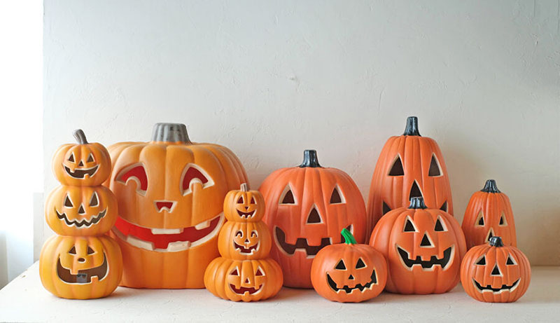 パンプキンランタン ロング 56cm （Lサイズ） ハロウィン ジャック・オ