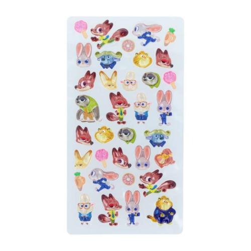 ズートピア キャラクター シールシート ボンボンドロップシール