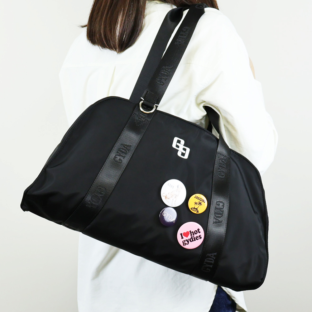 GYDA（ジェイダ） 【予約】GYDA ボストンバッグ 可愛いバッジ付き