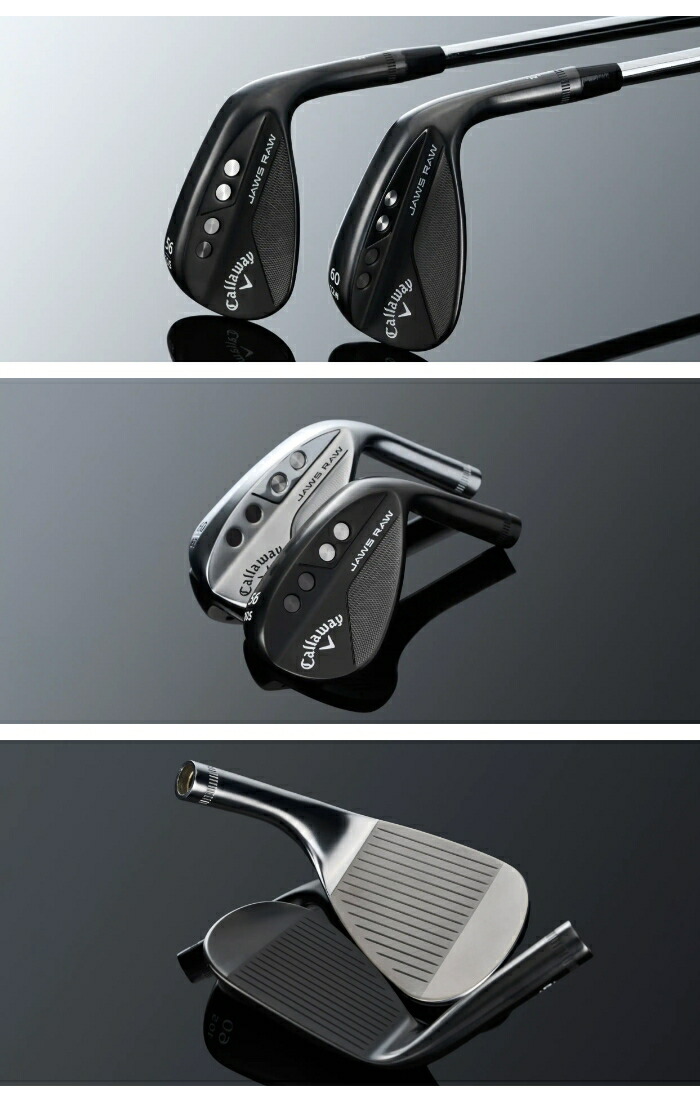 Callaway キャロウェイ ウェッジセット JAWS RAW Jaws Rawブラック